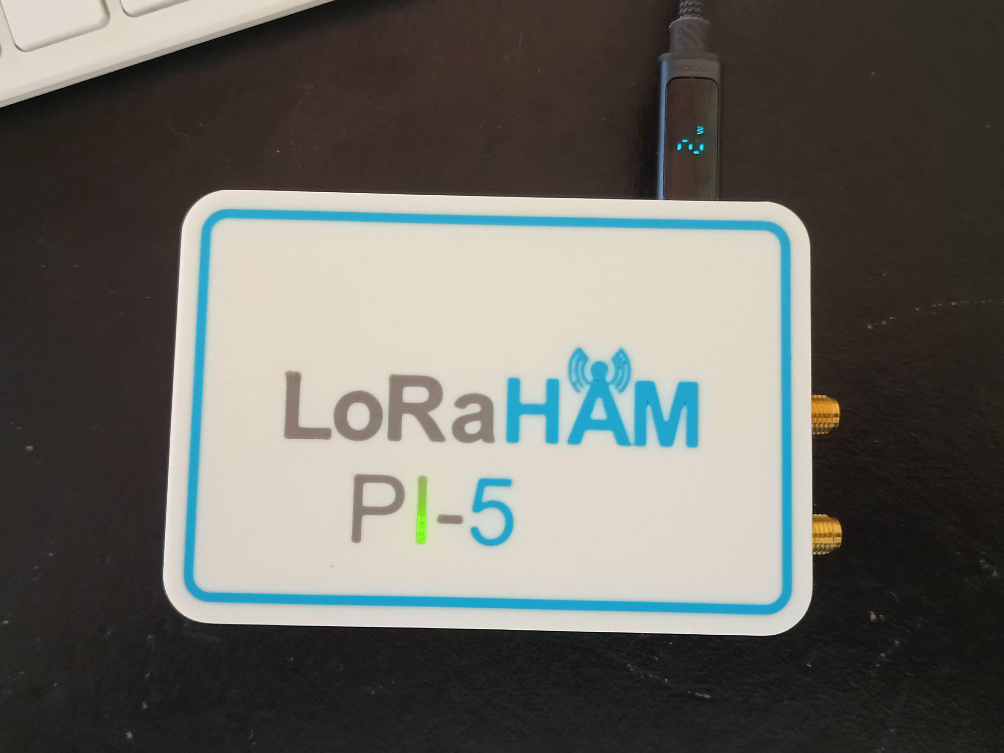 LoRaHAM Pi Case passend für RPi 5 (weiß)